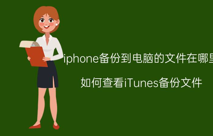 iphone备份到电脑的文件在哪里 如何查看iTunes备份文件？